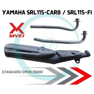 MVR1 THAILAND MADE EXHAUST RACING STANDARD OPEN 25MM EKZOS EZOS YAMAHA SRL 115 LAGENDA 115 CARBURETO