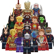 Superhero Galaxy Guardian Star Jazz Adam Star Fox Raccoon Assembly KT1070 Building Block Minifigure 