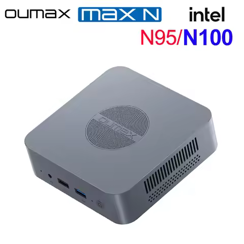 New OUMAX Intel N100 16GB 500GB MINI PC Intel N95 8GB 256GB SSD WIFI5 Destop MINI Computer VS GMKtec