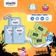 (3 Pack) Aiwibi Comfy Dry Premium diaper pants, Breathable Diaper pants, Ultra-thin, Soft diapers M/