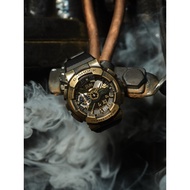 [Official Marco] GSHOCK GM-110VG-1A / GM110 Men Watch with Gold Metal Case and Resin Strap