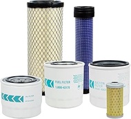 Full Service Filter Kit Suitable for Kubota L3301 & L3901 w/ D1803 Engine L3301DT L3301F Not HST TC6