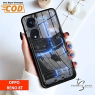 Softcase Glass For Oppo RENO 8T (4G) RENO 8T (5G) - Case Handphone RENO 8T (4G) RENO 8T (5G) [T15].