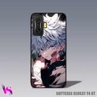 Glossy Poco F4 GT Softcase | Case F4GT |Vn07| Poco F4 Case | Glitter Silicone | Silicon Glass Shine 