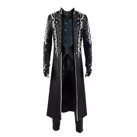 Vergil Cosplay Costume Carnival Halloween Christmas Cos Party Custom Made Clothes