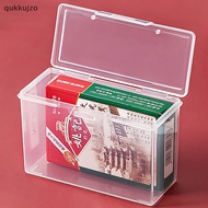 qukkujzo New Transparent Plastic Boxes Playing Cards Container PP Storage Case Packing Poker Game Card Box For Board Games A