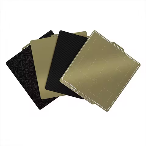 BIQU Panda Build Plate 256x256/180x180MM Double Side Textured&SMooth PEI PET PEO for Bambu Lab P1P P