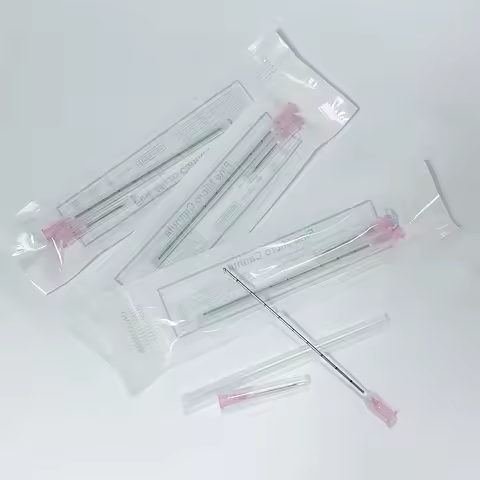 50pcs/box Cannula 18G 21G 22G 23G 25G 27G 38mm 50mm 70mm Blunt Tip Micro Cannula Needle