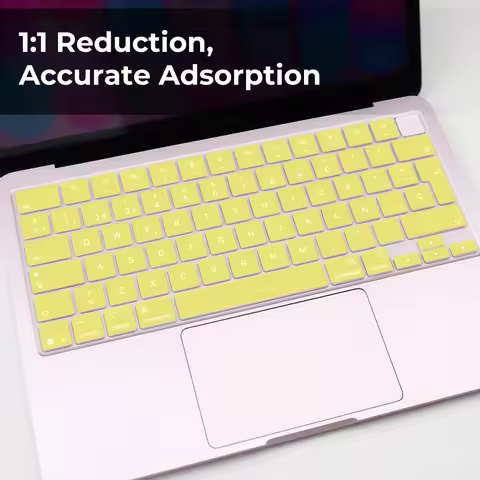 Spanish Language Keyboard Cover for MacBook Neo 13 inch A3404 Pro 2026 Release with Touch ID, Silico