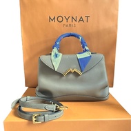 Moynat Gaby Bag PM尺寸 大象灰金釦
