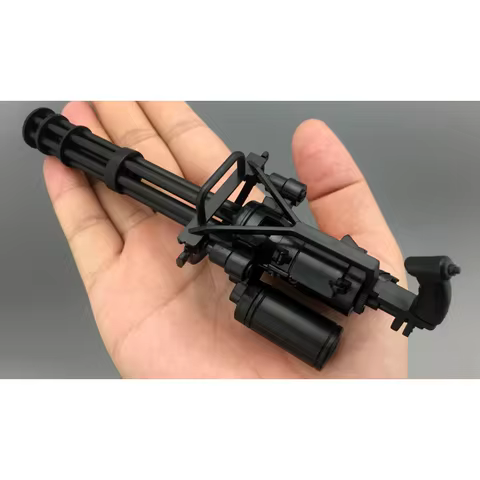 1/6 Scale Gatlin M134 Assembly Gun Model Kit Soldier Accessories
