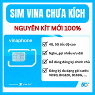 (SIM NGUYÊN KÍT) Sim 4G Vinaphone Mới 100% Tự Do Đăng Ký Các Gói Cước Rẻ Truy Cập Data Tốc Độ Cao| F