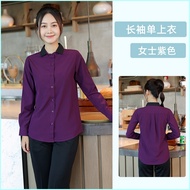 Hot seller  2023 New Coffee Shop Waiter Work Clothes  Tea Cake Shop Staff Uniform Men And Women Spri