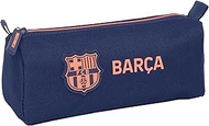 F.C.Barcelona 2nd Team Pencil Case with Zip and Compartment, Pencil Case for Kids, Ideal for School 