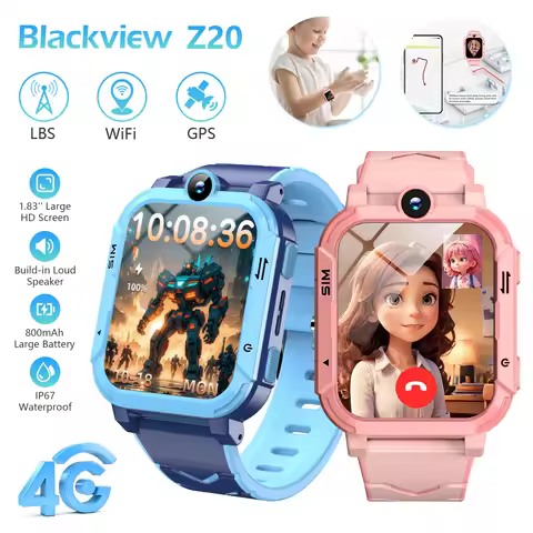 Blackview Z20 SOS GPS Kids Smartwatch 4G WIFI Video Call IP67 Waterproof Tracker Location Phone Smar
