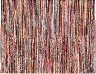 Chindi Rug 6x9, Boho Living Room Woven Braided Multicolor Area Rugs 6x9,
