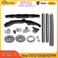 Timing Chain Kit Fit For Infiniti Nissan 370Z QX70 G37 M37 Q60 V36 VQ37VHR 3.7L 13028-JK20B 13028-JK