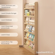Thin Shelf Solid Wood Book Shelf Kids Book Shelf Baby Book Shelf Narrow Shelf Storage Rack JQIX T8EC