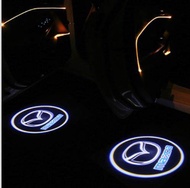 2 Chiếc Đèn Chiếu Logo Chào Mừng Cửa Xe Hơi Không Dây Thông Dụng 3D Đèn Laser LED Cho Mazda- 2 3 6 M