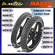 MAXXIS DIAMOND Tyre Tubeless 70 90 80 60 110 120 100 17 14 Tayar Motor Tayer Moto Tire Motorcycle Maxis Tiubless Tyer