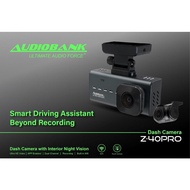 AUDIOBANK Z-40PRO Front/Rear WIFI Dashcam Car Recorder 2560P