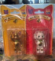 Ny@brick bearbrick 招財貓 100% pack
