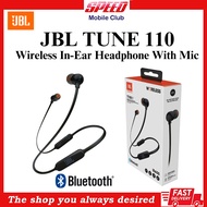 JBL Tune 110BT Wireless Bluetooth In-Ear Headphones Pure Bass Sound Bass with Mic | Brand New With Warranty