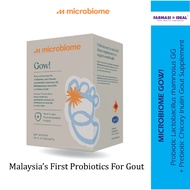 Microbiome Gow Probiotic Lactobacillus rhamnosus GG + Prebiotic Chicory Inulin Gout Supplement 30s