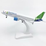 Bamboo aircraft model A320 18cm (Airplane model + display base)