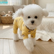 JSJJINGP Dog Base Coat, Warm Comfortable Four-Legged Dog Pajamas, All Inclusive Belly-Hugging Cartoo