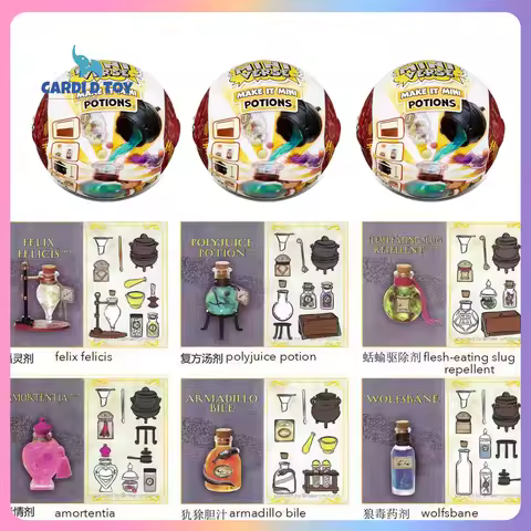 New Genuine Mga Miniverse Harry Potter Potion Ball Harry Potter Mystery Box Gift Hogwarts Diy Miniat