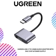 UGREEN USB-C TO 3.5MM AUDIO ADAPTER WITH DAC CHIP & POWER SUPPLY