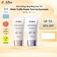 [d'Alba Official] D'Alba White Truffle Tone Up Sunscreen (Purple) 50ml (yubi)