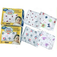 lampin bayi Pureen & Anakku Printed Napkin/ Kain Lampin Bayi 2/4pcs (76cm x 76cm)100% Cotton Loose P