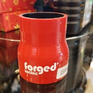 51mm to 63mm 51>63mm 2">2.5" Forged Racing Silicone Red Reducer Hose