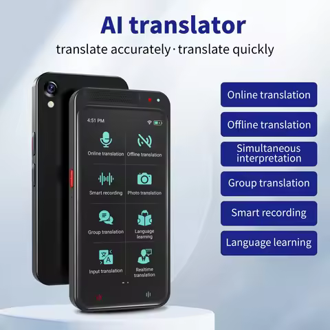 Vormor Instant Voice Translator 138 Languages Real-time Translator with 4.1inch Screen support Excha