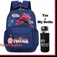 [89] Spiderman Backpack Free Bottle Special Boys School Bag 2020