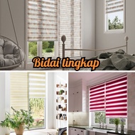 bidai tingkap modern | blind curtain window | tirai tingkap dapur | zebra blind | blinders curtain | 1 2 3 panel | roller