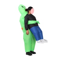 ชุดมาสคอตเอเลี่ยน ชุดพองลม คอสเพลย์ ชุดตลก ชุดฮัลโลวีน อุปกรณ์ประกอบฉาก Alien mascot costume