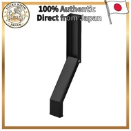 Yamazaki Tape-Attached Foldable Door Stopper — Black (In Use) approx. W4.5 × D7 × H28 cm — Tower — D
