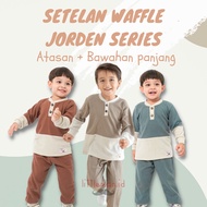 Jorden Series Children's Long Playset - Premium Waffle Long Suit Littleman.id