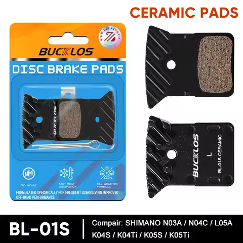 BUCKLOS BL-01S Bike Brake Pads Ceramic MTB Hydraulic Brake Pads Mountain Road Bicycle Disk Brake Pad