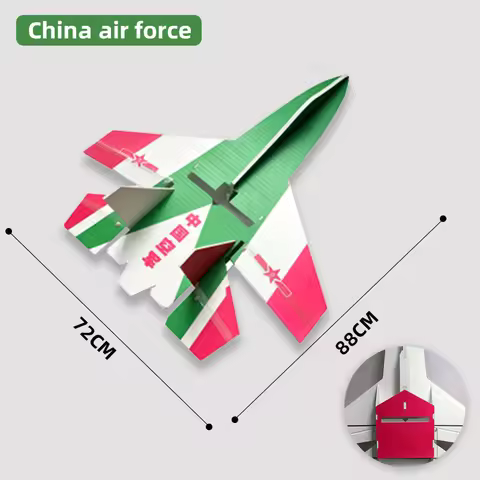 Fixed Wing Model Su27 RC Airplane With Microzone MC6C Transmitter with Receiver and Structure Parts 