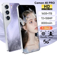 Camon 40 Pro Cellphone 12GB+512GB 7.3inch 8000mAh Face Access Android Phone