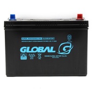 Global 3SMF NX120-7L 95D31L (95AMPS) Maintenance Free Automotive Battery + FREE DHC APM-1 Voltmeter