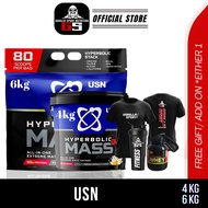 USN Hyperbolic Mass Protein Powder Mass Gh Susu Naikkan Berat Badan Mass Gainer Halal (6KG)