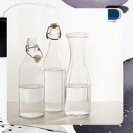 GLASS BOTTLE WITH STOPPER BOTTLE BOTOL AIR BOTOL KACA CLEAR GLASS BOTTLE WATER BOTTLE GLASS WATER BO