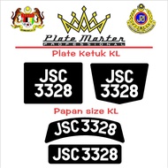 【FastShipout】Plate Besi Ketuk KL Design
