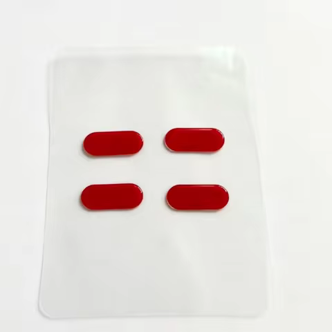 1Set Glass Mouse Feet Mouse Skates Sticker Pad Rounded Glides Curved Edges Replacement for Logitech 