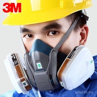 Gas Mask Spray Paint Protection Anti-dust Gas Mask Mask Mask Silicone 3M6502QL Dedicated XLFX